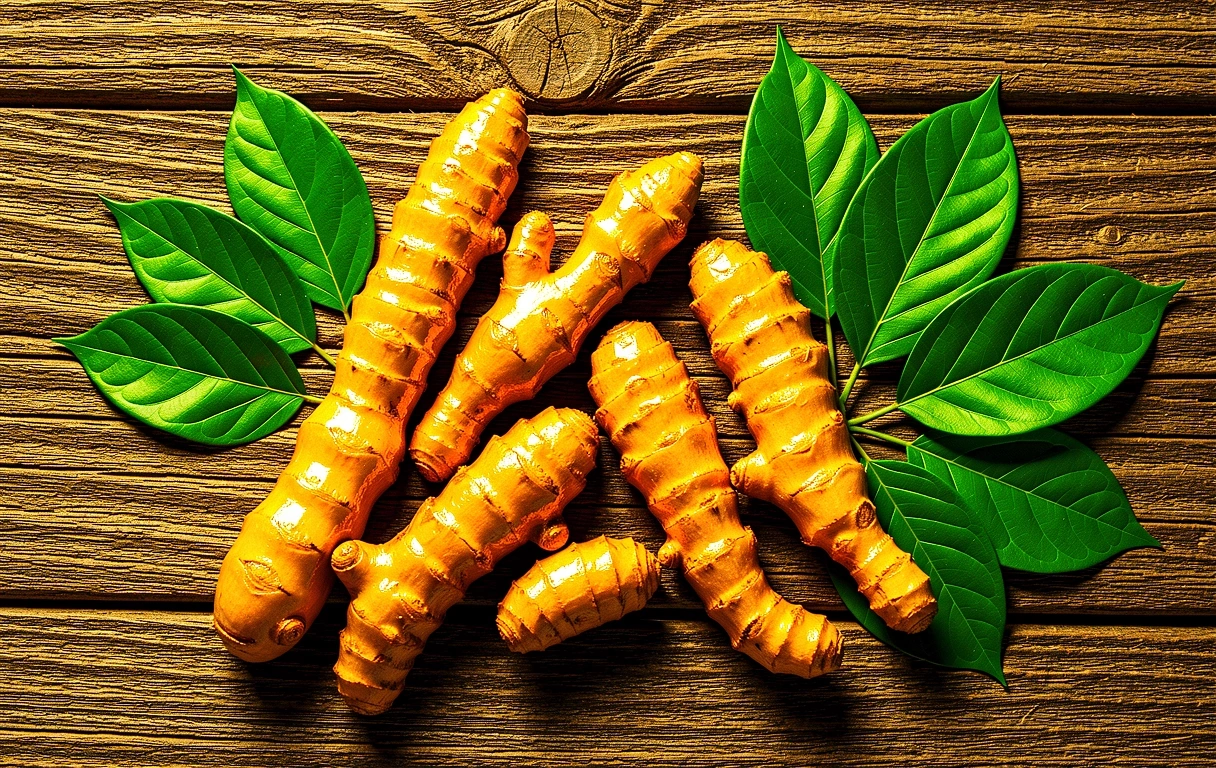 Turmeric roots